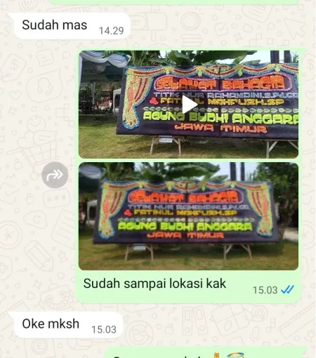 Pengiriman Papan Bunga Kamanisan Tirtayasa
