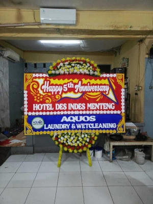 Papan Bunga di Kamanisan Tirtayasa