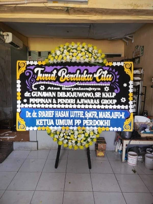 Papan Bunga di Kamanisan Tirtayasa